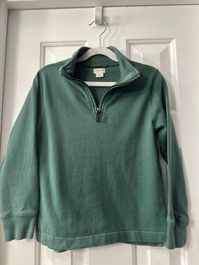 Crewcuts Green Half-Zip Pullover